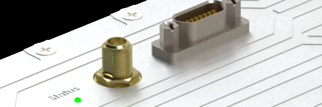 FIX SMA RF output and data connector