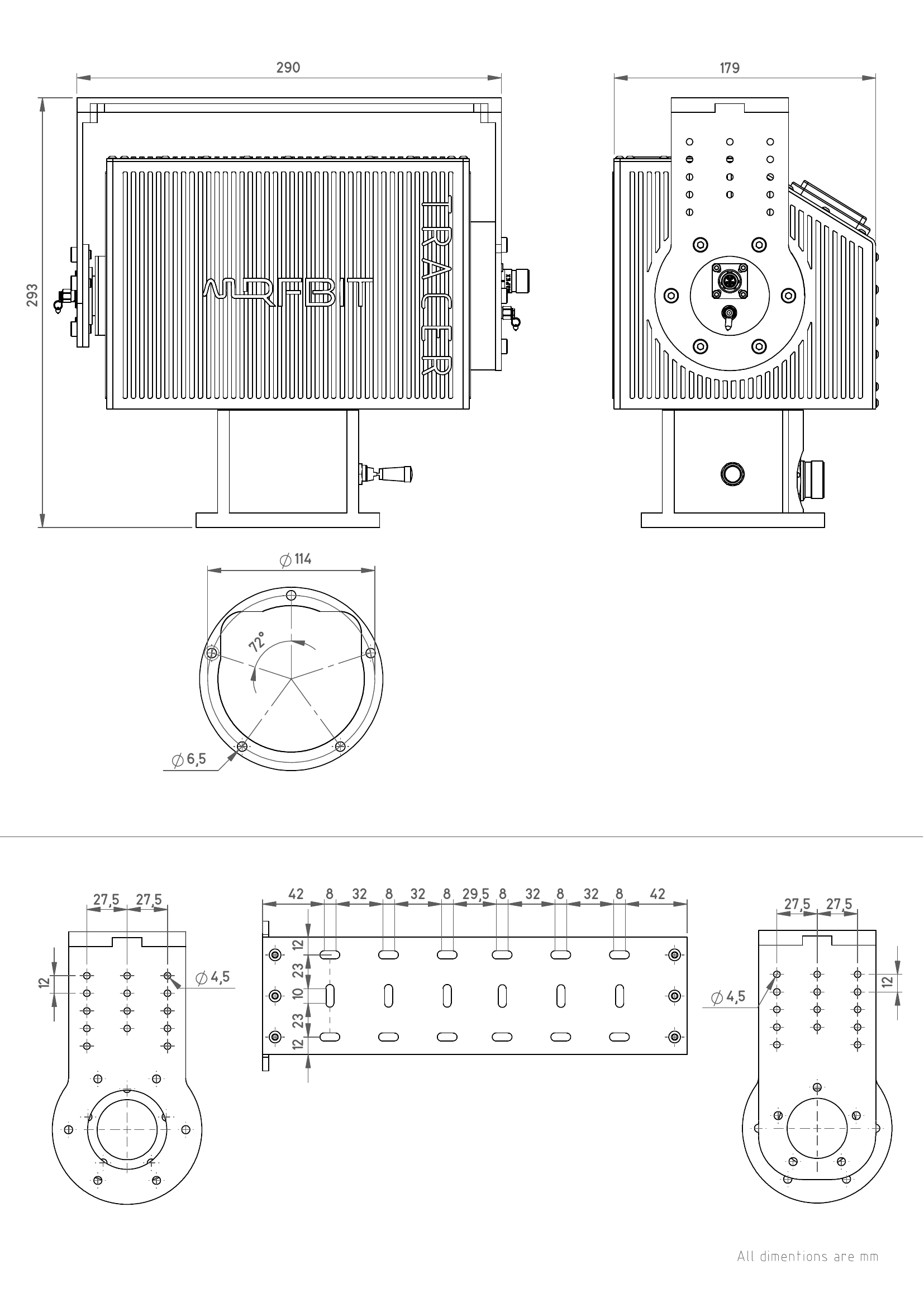 TRACER Mechanical Drawing