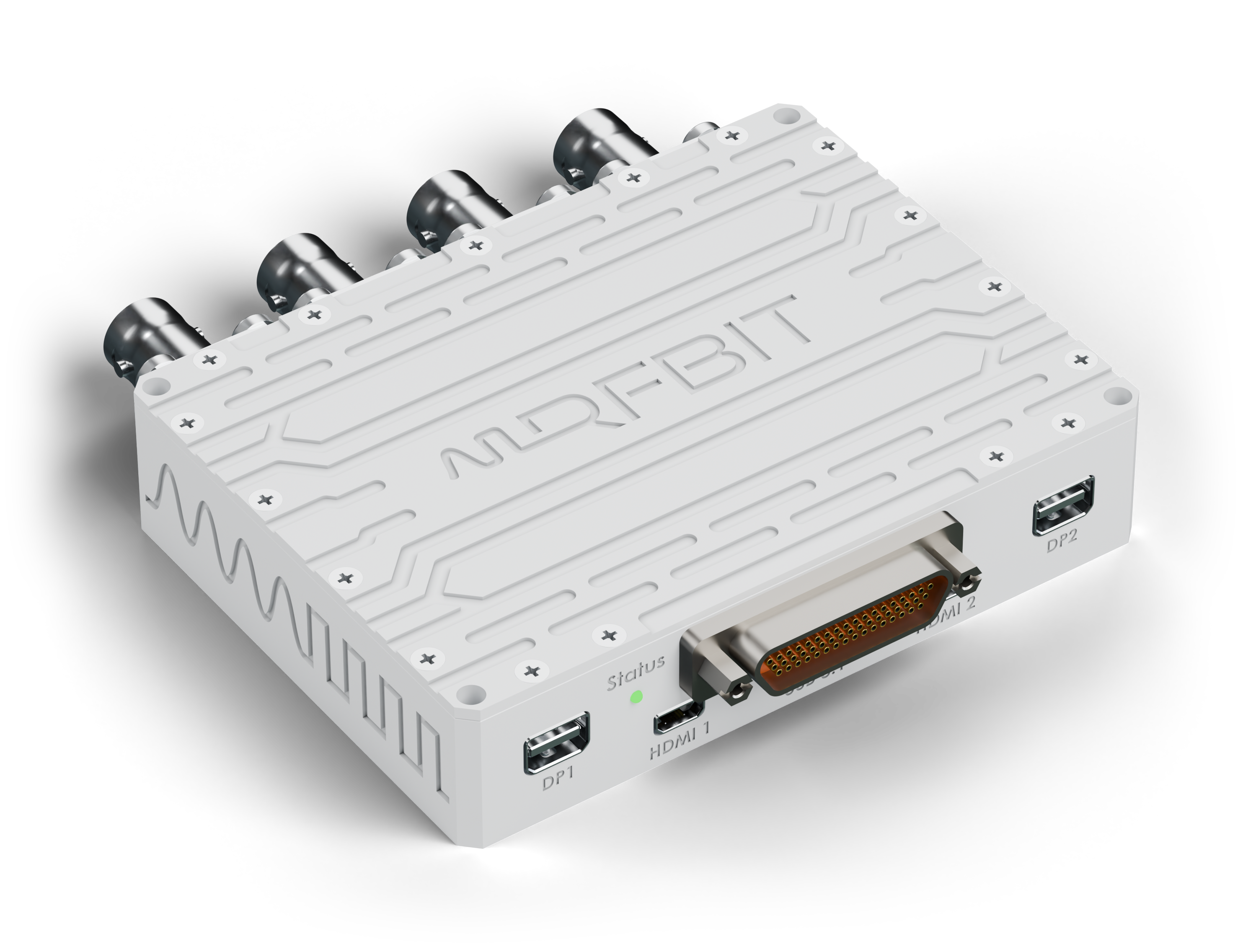 VCU connector face: DisplayPort, HDMI, USB 3.1 and the 51-pin Micro-D